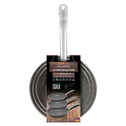 ZESTAW 3 PATELNI BLAUMANN Le Chef Line BL-3282 ZESTAW 3 PATELNI BLAUMANN Le Chef Line BL-3282