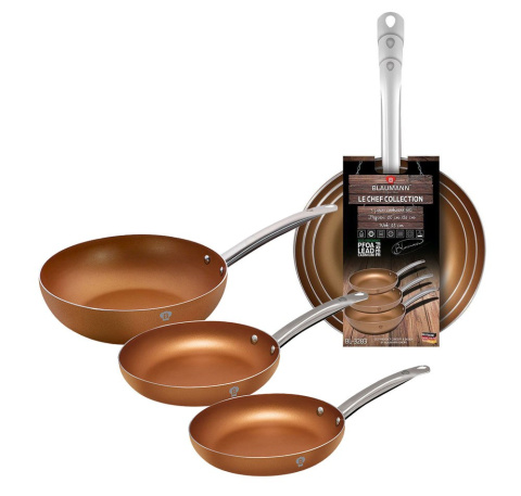 ZESTAW 3 PATELNI BLAUMANN Le Chef Line BL-3283 ZESTAW 3 PATELNI BLAUMANN Le Chef Line BL-3283