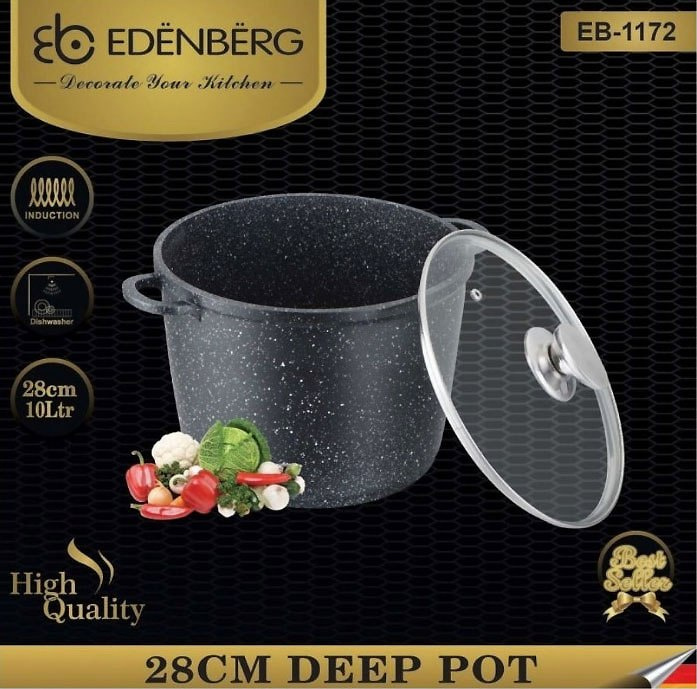 GARNEK GRANITOWY 10L / 28cm EDENBERG EB-1172 GARNEK GRANITOWY 10L / 28cm EDENBERG EB-1172