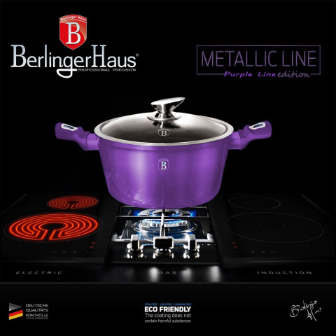 GARNKI BERLINGER HAUS METALLIC ROYAL PURPLE LINE 15 ELE BH-1662-N GARNKI BERLINGER HAUS METALLIC ROYAL PURPLE LINE 15 ELE BH-1662-N