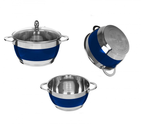 GARNKI EDEL HOFF ELEGANCE BLUE 12 ELE. EH-9081 GARNKI EDEL HOFF ELEGANCE BLUE 12 ELE. EH-9081