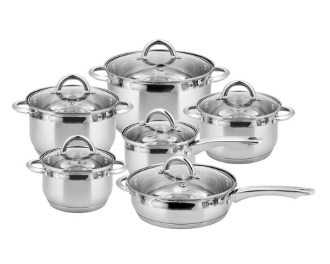 GARNKI EDEL HOFF JUMBO SILVER 12 ELE EH-9013 GARNKI EDEL HOFF JUMBO SILVER 12 ELE EH-9013