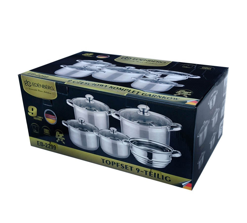 GARNKI EDENBERG JUMBO 9 ELE. DNO X9 EB-2299 GARNKI EDENBERG JUMBO 9 ELE. DNO X9 EB-2299