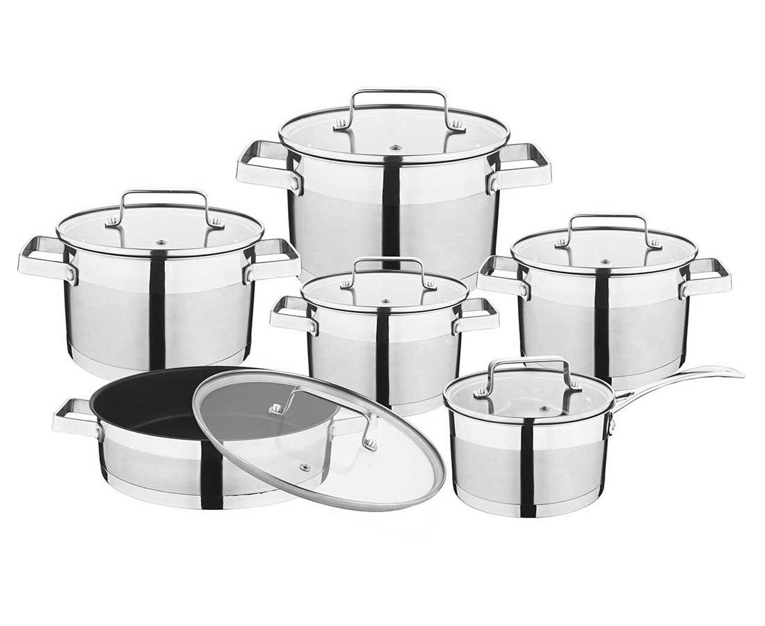 GARNKI STALOWE 12 ELE. INOX BRUNBERG BB-9682 GARNKI STALOWE 12 ELE. INOX BRUNBERG BB-9682
