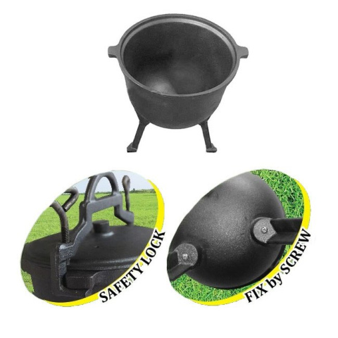 KOCIOŁEK ŻELIWNY MYŚLIWSKI 16L ROSSNER MK-107 KOCIOŁEK ŻELIWNY MYŚLIWSKI 16L ROSSNER MK-107