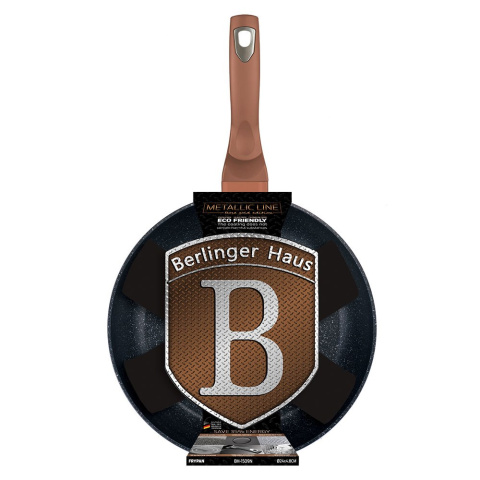 PATELNIA GRANITOWA 24CM BERLINGER HAUS METALLIC ROSE GOLD LINE BH-1509-N PATELNIA GRANITOWA 24CM BERLINGER HAUS METALLIC ROSE GOLD LINE BH-1509-N
