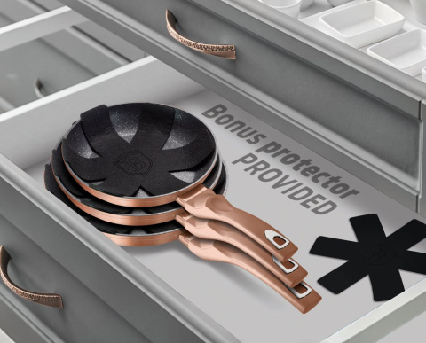 PATELNIA GRANITOWA 28CM BERLINGER HAUS METALLIC ROSE GOLD LINE BH-1510-N PATELNIA GRANITOWA 28CM BERLINGER HAUS METALLIC ROSE GOLD LINE BH-1510-N