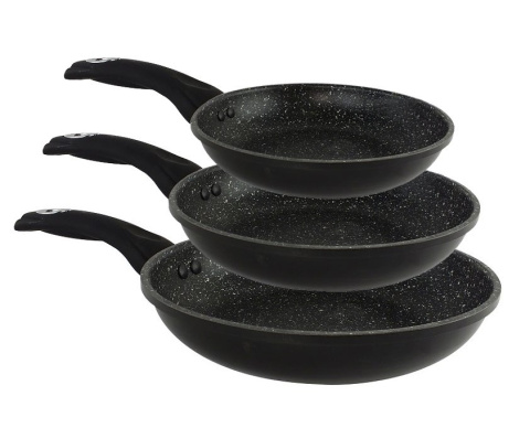 ZESTAW 3 PATELNI GRANITOWYCH 20/24/28CM BRUNBERG BB-8041 ZESTAW 3 PATELNI GRANITOWYCH 20/24/28CM BRUNBERG BB-8041