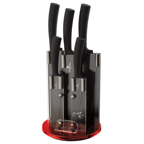 ZESTAW NOŻY 6 ELE. BERLINGER HAUS BLACK BURGUNDY BH-2384 ZESTAW NOŻY 6 ELE. BERLINGER HAUS BLACK BURGUNDY BH-2384
