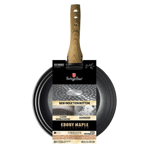 ZESTAW PATELNI 3 ELE. BERLINGER HAUS EBONY MAPLE WOOD BH-1724 ZESTAW PATELNI 3 ELE. BERLINGER HAUS EBONY MAPLE WOOD BH-1724