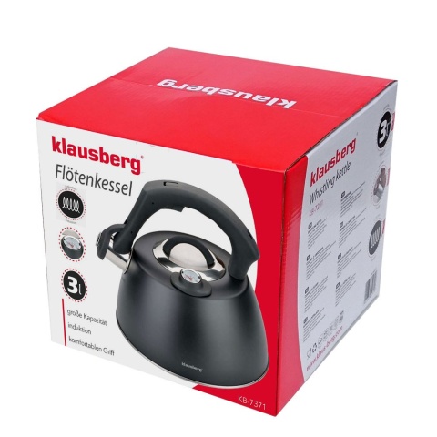 CZAJNIK STALOWY Z TERMOMETREM 3.0L KLAUSBERG KB-7371