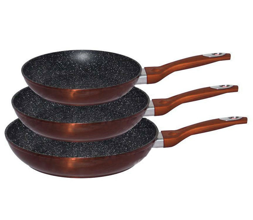 ZESTAW 3 PATELNI GRANITOWYCH 20/24/28CM EDENBERG COPPER EB-1728 ZESTAW 3 PATELNI GRANITOWYCH 20/24/28CM EDENBERG COPPER EB-1728