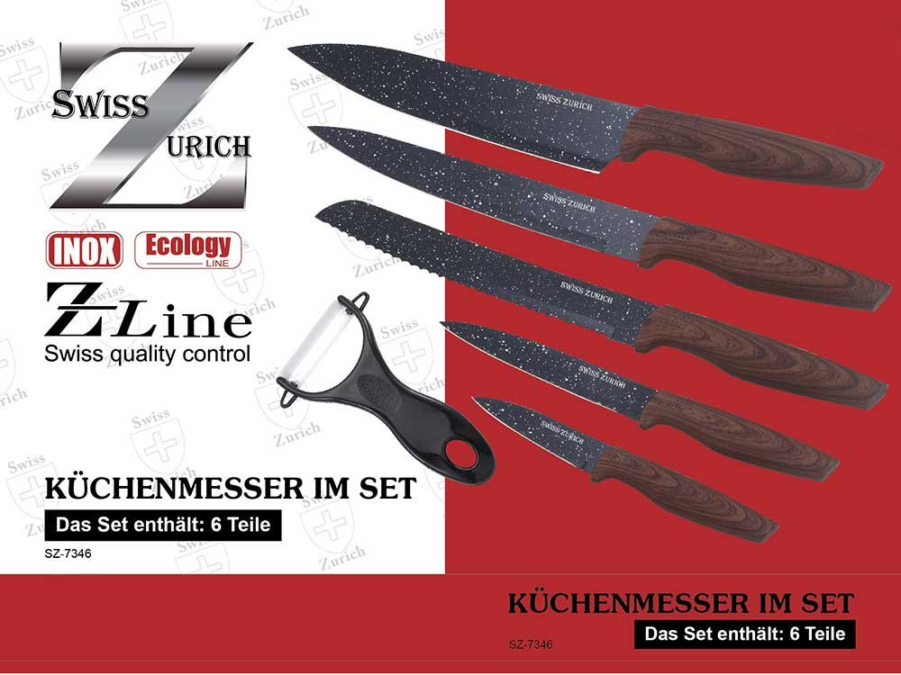 ZESTAW NOŻY GRANITOWYCH 6 ELE. SWISS ZURICH SZ-7346 ZESTAW NOŻY GRANITOWYCH 6 ELE. SWISS ZURICH SZ-7346