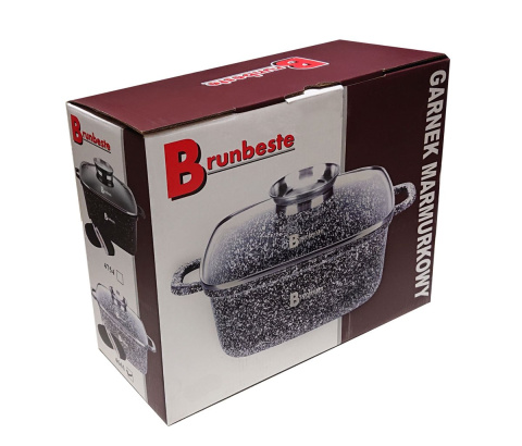 BRYTFANNA / GARNEK MARMUROWY 4.4L 24cm BRUNBESTE BB-4661 BRYTFANNA / GARNEK MARMUROWY 4.4L 24cm BRUNBESTE BB-4661