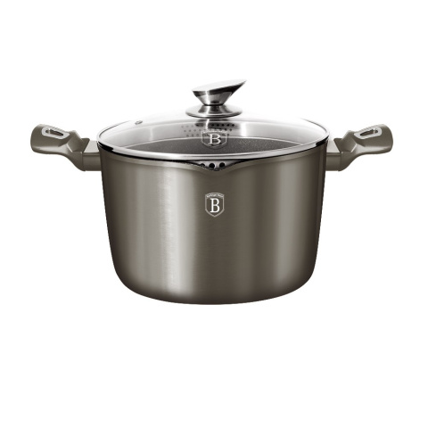 GARNEK DO MAKARONU 5.5L BERLINGER HAUS METALLIC CARBON LINE BH-1532-N GARNEK DO MAKARONU 5.5L BERLINGER HAUS METALLIC CARBON LINE BH-1532-N