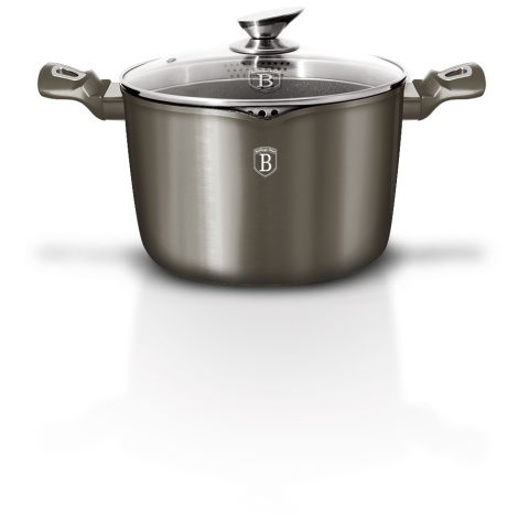 GARNEK DO MAKARONU 5.5L BERLINGER HAUS METALLIC CARBON LINE BH-1532-N GARNEK DO MAKARONU 5.5L BERLINGER HAUS METALLIC CARBON LINE BH-1532-N