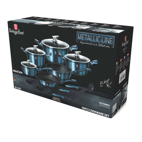 GARNKI BERLINGER HAUS 15 ELE METALLIC AQUAMARINE BH-1885 GARNKI BERLINGER HAUS 15 ELE METALLIC AQUAMARINE BH-1885