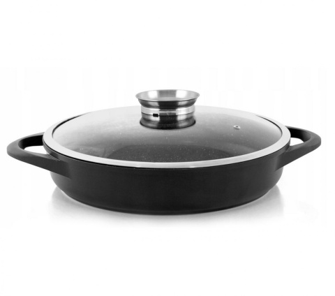 PATELNIA GASTRO 40CM Z POWŁOKĄ MARMUROWĄ ROYALTY LINE | RL-BR40M PATELNIA GASTRO 40CM Z POWŁOKĄ MARMUROWĄ ROYALTY LINE | RL-BR40M