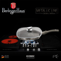 PATELNIA GRANITOWA GRILL 28CM BERLINGER HAUS METALLIC LINE CARBON BH-1614-N