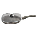 PATELNIA GRANITOWA GRILL 28CM BERLINGER HAUS METALLIC LINE CARBON BH-1614-N