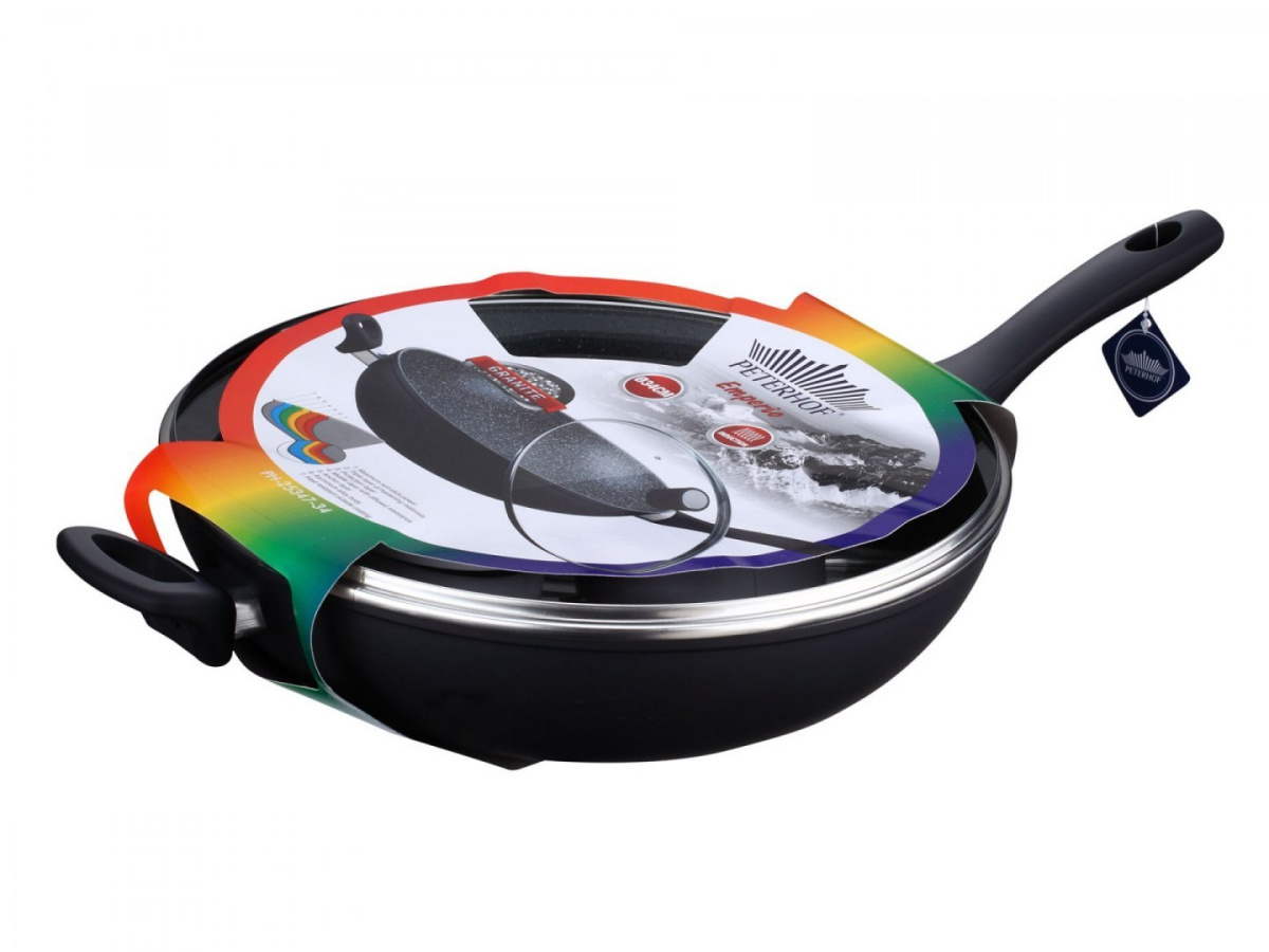 PATELNIA WOK GRANITOWY 34CM PETERHOF EMPERIO PH-25347-34 PATELNIA WOK GRANITOWY 34CM PETERHOF EMPERIO PH-25347-34