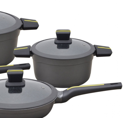 ZESTAW GARNKÓW GRANITOWYCH 12 ELE. KLAUSBERG DOLCE GREY KB-7358 ZESTAW GARNKÓW GRANITOWYCH 12 ELE. KLAUSBERG DOLCE GREY KB-7358