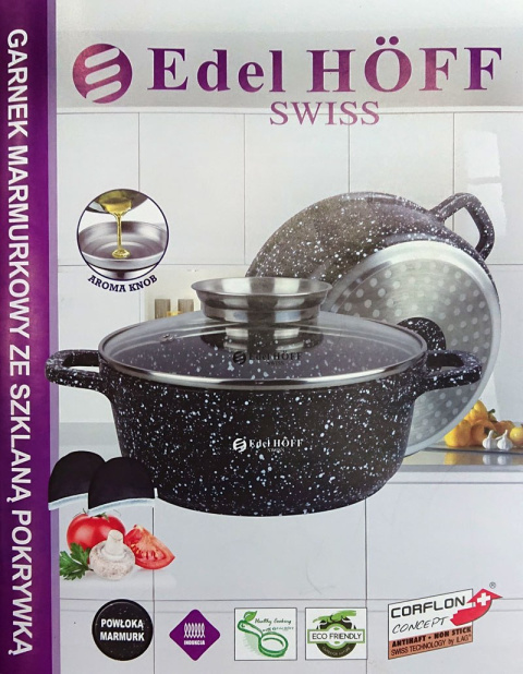 GARNEK GRANITOWY 36CM 13.5L EDEL HOFF EH-7674 GARNEK GRANITOWY 36CM 13.5L EDEL HOFF EH-7674