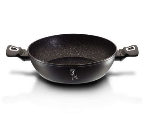 GARNEK PŁASKI 3.8L 28CM BERLINGER HAUS BLACK SILVER BH-1850 GARNEK PŁASKI 3.8L 28CM BERLINGER HAUS BLACK SILVER BH-1850