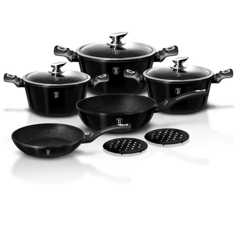GARNKI BERLINGER HAUS 10 ELE METALLIC BLACK ROYAL BH-1663 GARNKI BERLINGER HAUS 10 ELE METALLIC BLACK ROYAL BH-1663
