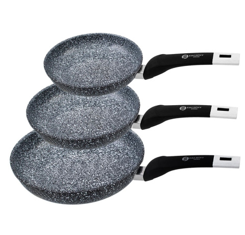 ZESTAW 3 PATELNI MARMUROWO-CERAMICZNYCH EDEL HOFF EH-6137 ZESTAW 3 PATELNI MARMUROWO-CERAMICZNYCH EDEL HOFF EH-6137