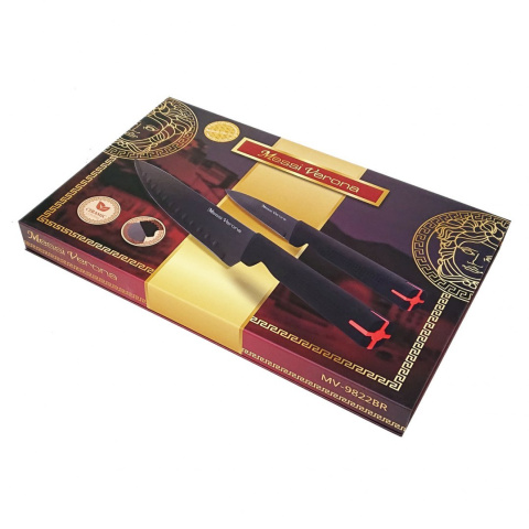 ZESTAW NOŻY NON-STICK 6 ELE. MESSI VERONA MV-9822-BR ZESTAW NOŻY NON-STICK 6 ELE. MESSI VERONA MV-9822-BR
