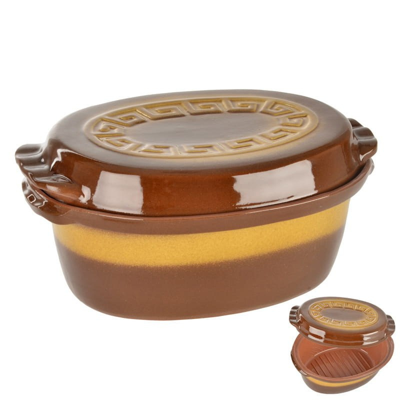 BRYTFANNA CERAMICZNA Z POKRYWKĄ 4,5L ORION BRYTFANNA CERAMICZNA Z POKRYWKĄ 4,5L ORION