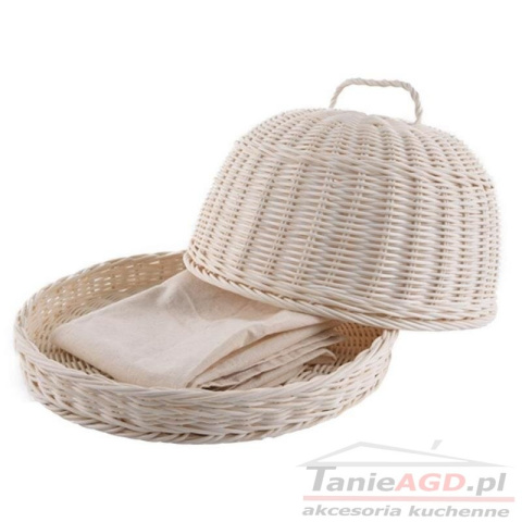 CHLEBAK RATTAN OKRĄGŁY + TKANINA ORION CHLEBAK RATTAN OKRĄGŁY + TKANINA ORION