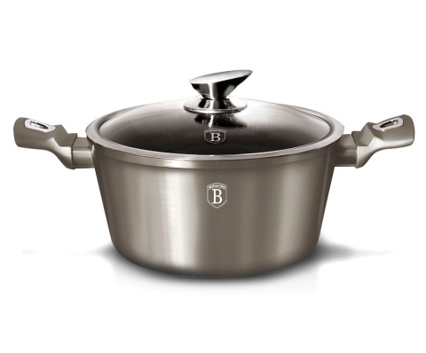 GARNEK 2.5L 20CM BERLINGER HAUS METALLIC LINE CARBON BH-1234-N GARNEK 2.5L 20CM BERLINGER HAUS METALLIC LINE CARBON BH-1234-N
