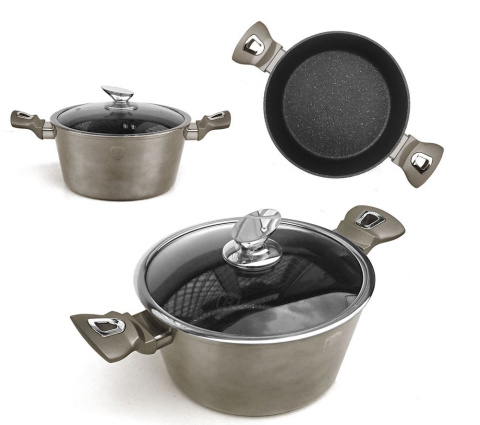 GARNEK 2.5L 20CM BERLINGER HAUS METALLIC LINE CARBON BH-1234-N GARNEK 2.5L 20CM BERLINGER HAUS METALLIC LINE CARBON BH-1234-N