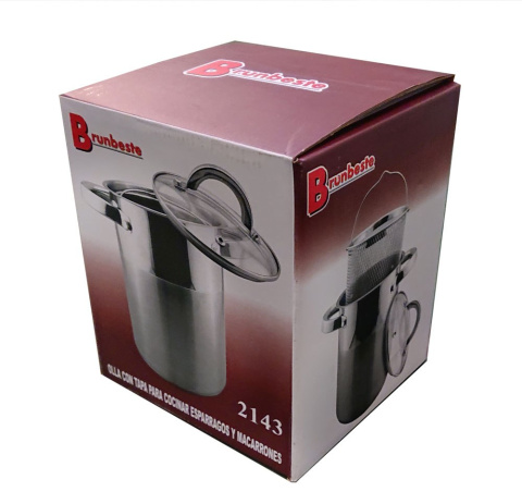 GARNEK DO SZPARAGÓW / MAKARONU 4.2L 16cm BRUNBESTE BB-2143 GARNEK DO SZPARAGÓW / MAKARONU 4.2L 16cm BRUNBESTE BB-2143