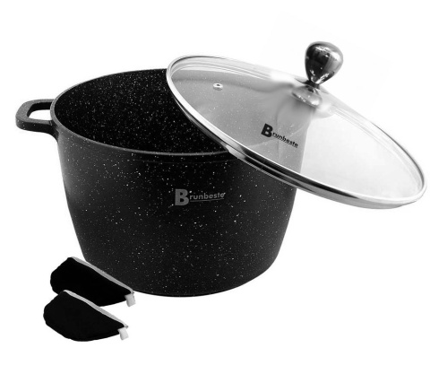 GARNEK GRANITOWY 10L 28cm BRUNBESTE BB-1916 GARNEK GRANITOWY 10L 28cm BRUNBESTE BB-1916