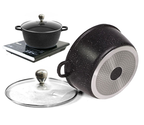GARNEK GRANITOWY 10L 28cm BRUNBESTE BB-1916 GARNEK GRANITOWY 10L 28cm BRUNBESTE BB-1916