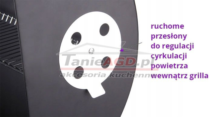 GRILL OGRODOWY "BECZKA" 71 x 35cm z POKRYWĄ POPIELNIKIEM I TERMOMETREM G30A GRILL OGRODOWY "BECZKA" 71 x 35cm z POKRYWĄ POPIELNIKIEM I TERMOMETREM G30A