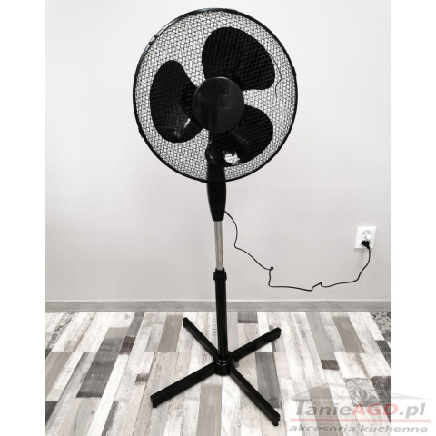 WENTYLATOR PODŁOGOWY 40CM / 40W (CZARNY-STOJĄCY) WENTYLATOR PODŁOGOWY 40CM / 40W (CZARNY-STOJĄCY)