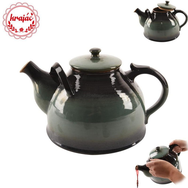 DZBANEK CERAMICZNY 2.4L KARCZMA ZIELONY ORION DZBANEK CERAMICZNY 2.4L KARCZMA ZIELONY ORION