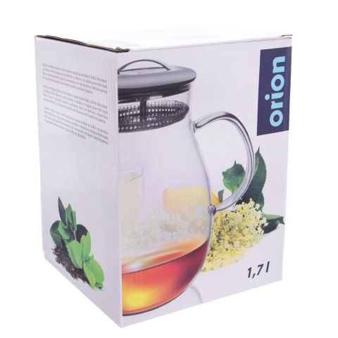 DZBANEK SZKLANY Z ZAPARZACZEM 1.7L ORION DZBANEK SZKLANY Z ZAPARZACZEM 1.7L ORION