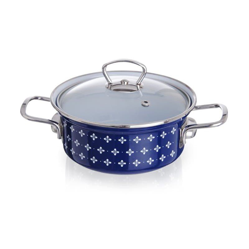 GARNEK EMALIOWANY 16CM 1,4L Z POKRYWĄ SOFIA ORION GARNEK EMALIOWANY 16CM 1,4L Z POKRYWĄ SOFIA ORION