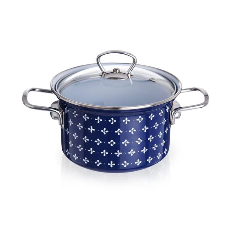 GARNEK EMALIOWANY 16CM 2,1L Z POKRYWĄ SOFIA ORION GARNEK EMALIOWANY 16CM 2,1L Z POKRYWĄ SOFIA ORION