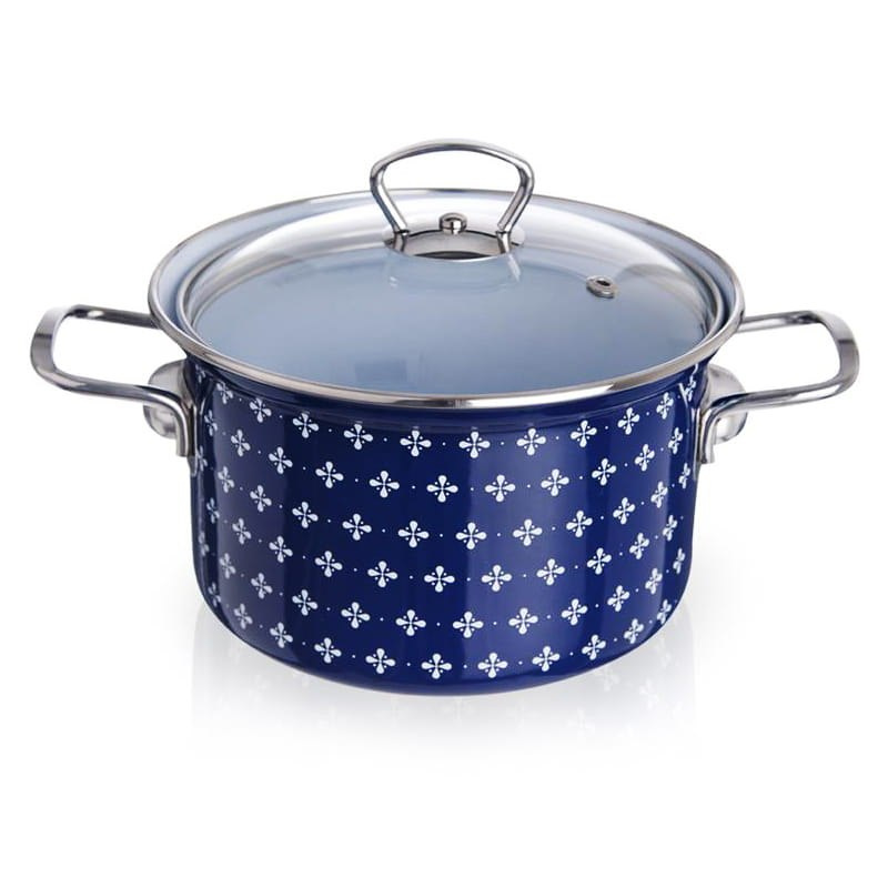 GARNEK EMALIOWANY 18CM 2,8L Z POKRYWĄ SOFIA ORION GARNEK EMALIOWANY 18CM 2,8L Z POKRYWĄ SOFIA ORION