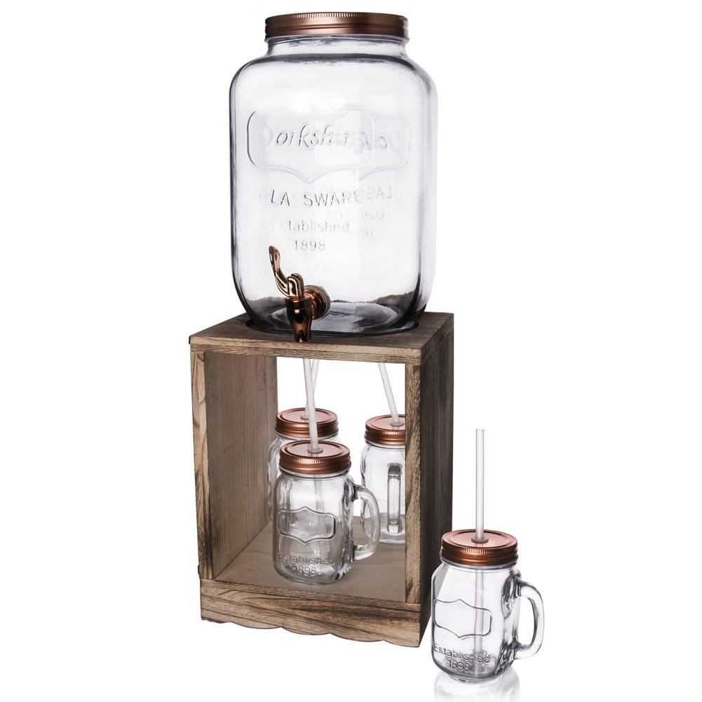 SŁÓJ DO NAPOJÓW + SŁOIKI + STOJAK 8.8L ORION SŁÓJ DO NAPOJÓW + SŁOIKI + STOJAK 8.8L ORION