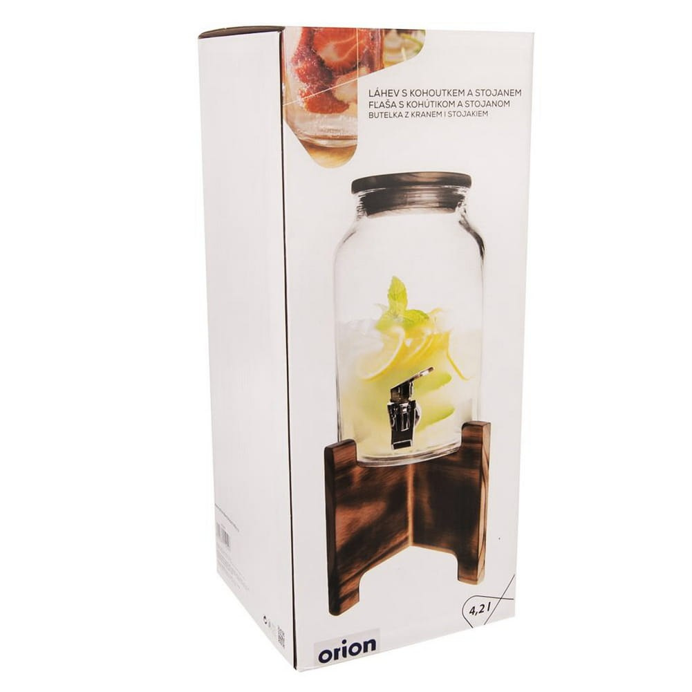 SŁÓJ DO NAPOJÓW Z KRANIKIEM 4.2L + STOJAK ORION SŁÓJ DO NAPOJÓW Z KRANIKIEM 4.2L + STOJAK ORION