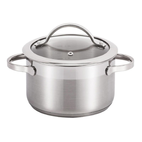 GARNEK ZE STALI NIERDZEWNEJ 1.9L 16cm PULPO SSW GARNEK ZE STALI NIERDZEWNEJ 1.9L 16cm PULPO SSW