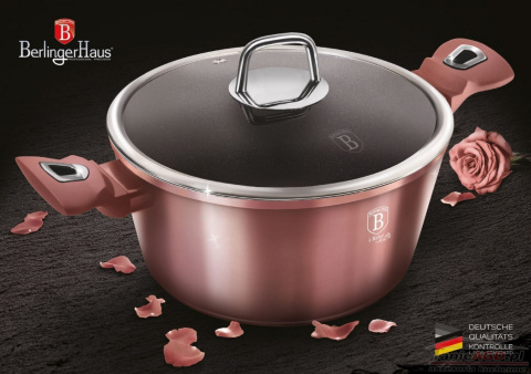 GARNKI 15 ELE. BERLINGER HAUS METALLIC i-ROSE BH-6045 GARNKI 15 ELE. BERLINGER HAUS METALLIC i-ROSE BH-6045