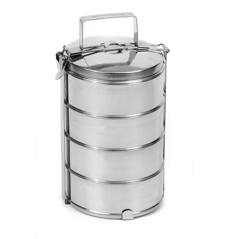 MENAŻKA OBIADOWA DO ŻYWNOŚCI STALOWA 4 x 1,0L ORION MENAŻKA OBIADOWA DO ŻYWNOŚCI STALOWA 4 x 1,0L ORION